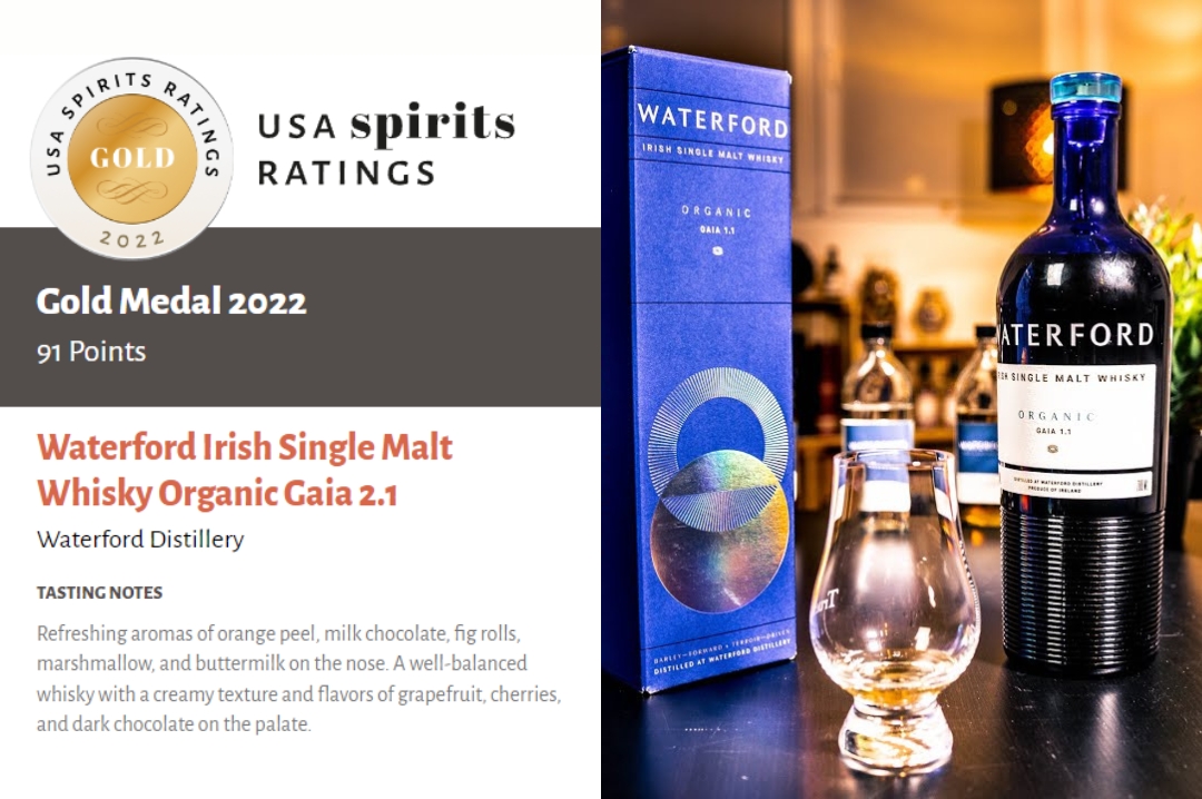 Waterford Irish Single Malt Whisky Organic Gaia 2.1