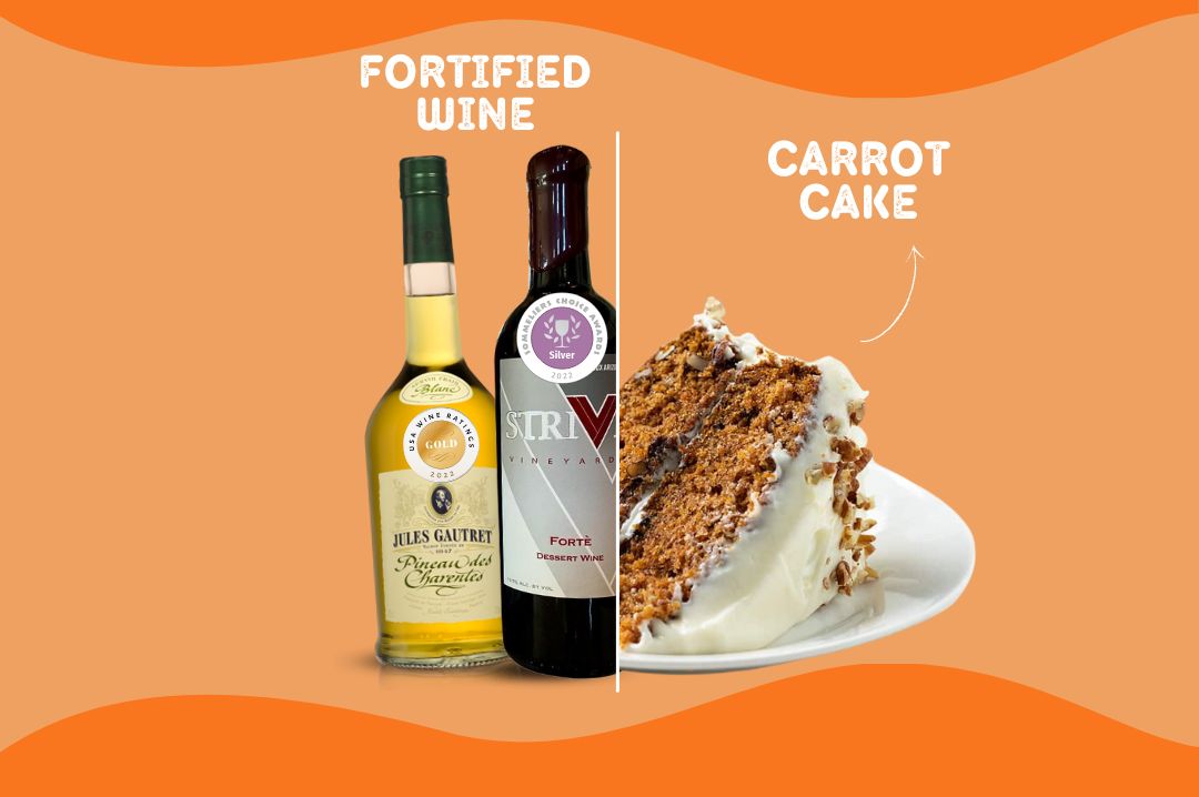 CARROT CAKE and Fortified Wine